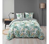 Douceur d'Intérieur, Louna 3-Piece Bed Linen Set (240 x 220 cm) Printed Microfibre