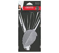 Douceur d'Intérieur Magnetic Tieback L 30 x 6.5 x 11.5 cm Metal Patina Leaf Grey/Silver