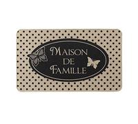 Douceur d'Intérieur Maison Rectangular Entrance Mat, Multi-Colour, 45 x 75 cm