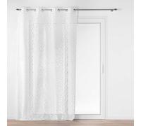 Douceur d'Intérieur Manon Eyelet Sheer Curtain (140 x 280 cm) Knitted Fabric