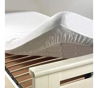 Douceur d'Intérieur Mattress Protector, Cotton, White, 140 x 190 CM