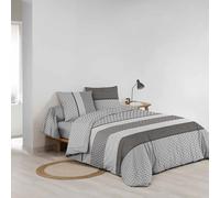 Douceur d'Intérieur, Meiko 6-Piece Bedding Set (240 x 220 cm) 100% Cotton