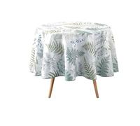 Douceur d'Intérieur, Melisander Round Tablecloth Diameter 180 cm Polyester Printed