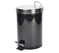 Douceur d'Intérieur Metal Bin 3 L black