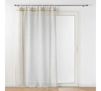 Douceur d'Intérieur, Mileo Linen Net Curtains with Eyelets (140 x 240 cm) Woven Voile