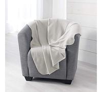 Douceur d'Intérieur Milou Plaid, Polyester, Natural, 125 x 150 cm