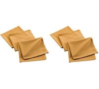 Douceur d'Intérieur Mistral 3 Table Napkins, Mustard, 40 x 40 cm (Pack of 2)