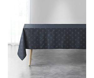 Douceur d'Intérieur Navy Blue Gold Stars Rectangular Tablecloth 140 x 240 cm