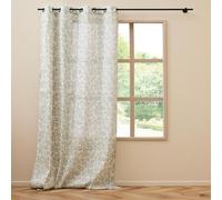 Douceur d'Intérieur, Naya Sage 140 x 280 cm Polycotton Printed Eyelet Curtain