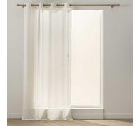 Douceur d'Intérieur, Noa Net Curtain with Eyelets 137 x 280 cm Polyester Linen