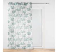 Douceur d'Intérieur, Oasis Net Curtain with Eyelets 140 x 240 cm Sandblasted Printed