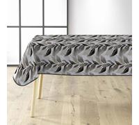 Douceur d'Intérieur, Oralia Rectangular Tablecloth (140 x 240 cm) PVC Metallic Printed