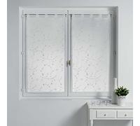 Douceur d'Intérieur Pair of voile curtains, white/white, 2 x 60 x 90 cm