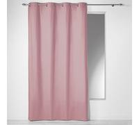 Douceur d'Intérieur - Panama Cotton Eyelet Curtain - 140 x 240 cm, Ceramic, Dragée, 140x2x140 cm