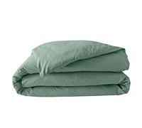 douceur d'intérieur, Percale Cotton Duvet Cover 260 x 240 cm Lime Green