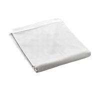douceur d'intérieur, Percale Cotton Flat Sheet (240 x 300 cm) - White
