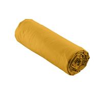 Douceur d'intérieur, Percaline Curry 100% Cotton Percale Fitted Sheet 140 x 190 cm