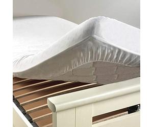 Douceur d'Intérieur Peva Ponny 30 Terry Towelling Mattress Protector 140 x 190 cm White Terry Towelling 53% Polyester 47% Cotton - Waterproof 100% PEVA