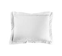 douceur d'intérieur, Pillowcase 50 x 70 cm, Lina, White, 100% Cotton