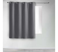 Douceur d'Intérieur Polyester - Curtains with Eyelets (140 x 180 cm), Ceramic, slate, 140x1x180 cm
