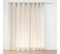 Douceur d'Intérieur, Pug Linen Woven Eyelet Curtain 300 x 240 cm