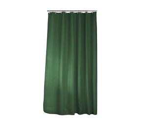 Douceur d'intérieur Quartz Shower Curtain with Hooks 100% Polyester Khaki 180x200cm