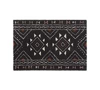 Douceur d'Intérieur, Rectangular Polypropylene Mat 60 x 110 cm Black