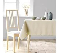 Douceur d'Intérieur, Rectangular Tablecloth (140 x 200 cm) Essential Natural, Polyester