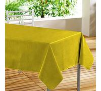 Douceur d'Intérieur, Rectangular Tablecloth (140 x 240 cm) Declino Yellow, PVC Printed