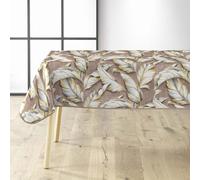 Douceur d'Intérieur, Rectangular Tablecloth (140 x 240 cm) Ebany Choco, PVC, Textilia