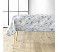 Douceur d'Intérieur, Rectangular Tablecloth (140 x 240 cm) Marquina PVC Printed Metallic