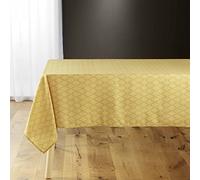 Douceur d'Intérieur Rectangular Tablecloth 140 x 240 cm Microfibre Printed Geoline Yellow