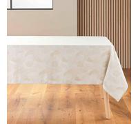 Douceur d'Intérieur, Rectangular Tablecloth (140 x 250 cm) Enola Natural, Jacquard Coated