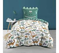 Douceur d'Intérieur, Reversible 2-Piece Bedding Set (140 x 200 cm) Dina2, 100% Cotton