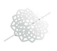 Douceur d'Intérieur Rosae Painted Metal Tie Back Pin (0) 17 cm White