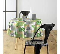 Douceur d'Intérieur, Round Tablecloth Diameter 160 cm Almeria PVC Photoprint