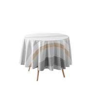 Douceur d'Intérieur, Round Tablecloth (Diameter 180 cm) Iliade, Cotton & Woven Polyester