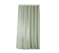 Douceur d'Intérieur, Sage Pink Jacquard Plain Shower Curtain with Hooks (180 x 200 cm)