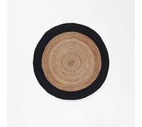 Douceur d'interieur SALEM CARPET ROUND DECO BLACK, (0) 90 CM