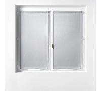 Douceur d'Intérieur, Sandra Grey Straight Curtains 2 x 60 x 160 cm