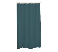 Douceur d'Intérieur, Shower Curtain 180 x 200 cm Vitamin Blue/Emerald PEVA