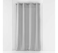 Douceur d'Intérieur, Soane Grey Voile Eyelet Curtain 140 x 180 cm