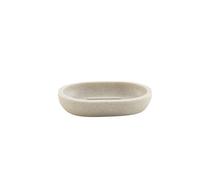 douceur d'intérieur, Soap Dish (12 x 8.5 x 2 cm) Granite Sand, Polyresin Plain