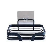 Douceur d'Intérieur Soap Dish, Black, 14 x 9.2 x 5.6 CM