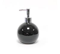 Douceur d'Intérieur SOAP Dispenser, Ceramic, Black, (0) 9.7 x 16 CM