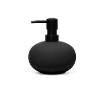 Douceur d'Intérieur Soap Dispenser, Gres, Black, (0) 11.2x12.8CM