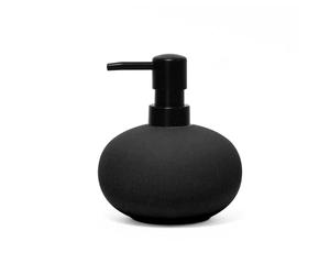Douceur d'Intérieur Soap Dispenser, Gres, Black, (0) 11.2x12.8CM