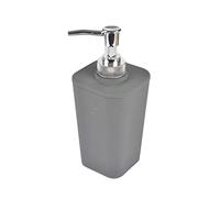 Douceur d'Intérieur SOAP Dispenser Soft Touch Effect, Charcoal, 7.3 x 7.3 x 18 cm