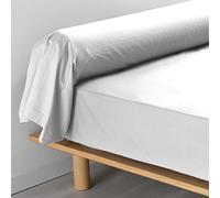 DOUCEUR D'INTERIEUR Soft Interior Bolster Case 85 x 185 cm Percale Plain White