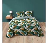 Douceur d'Intérieur, Swan 3-Piece Bedding Set (260 x 240 cm) Blue 100% Cotton